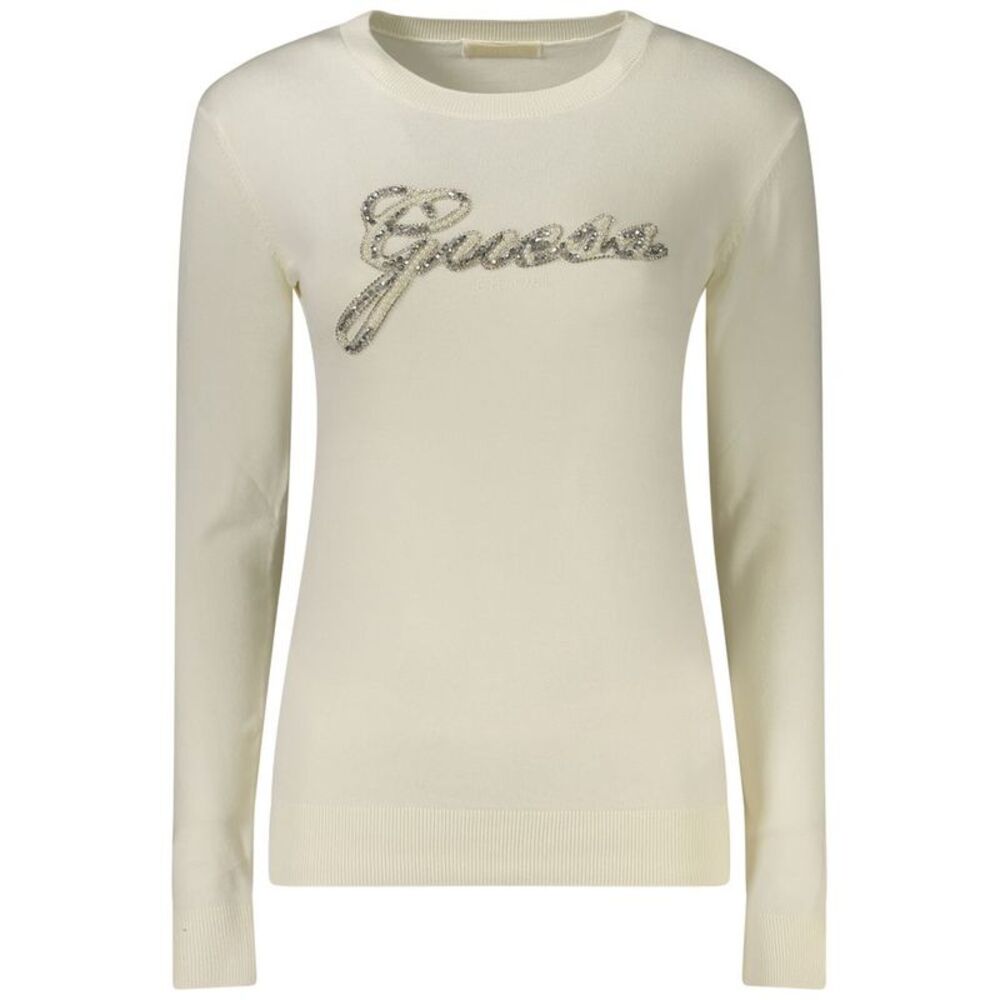 Guess Jeans White Viscose Women's Sweatshirt